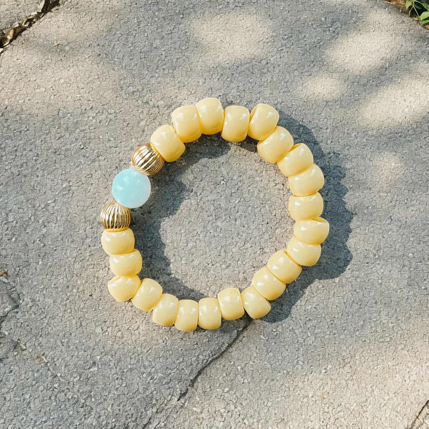 Yellow + Gold Bracelet