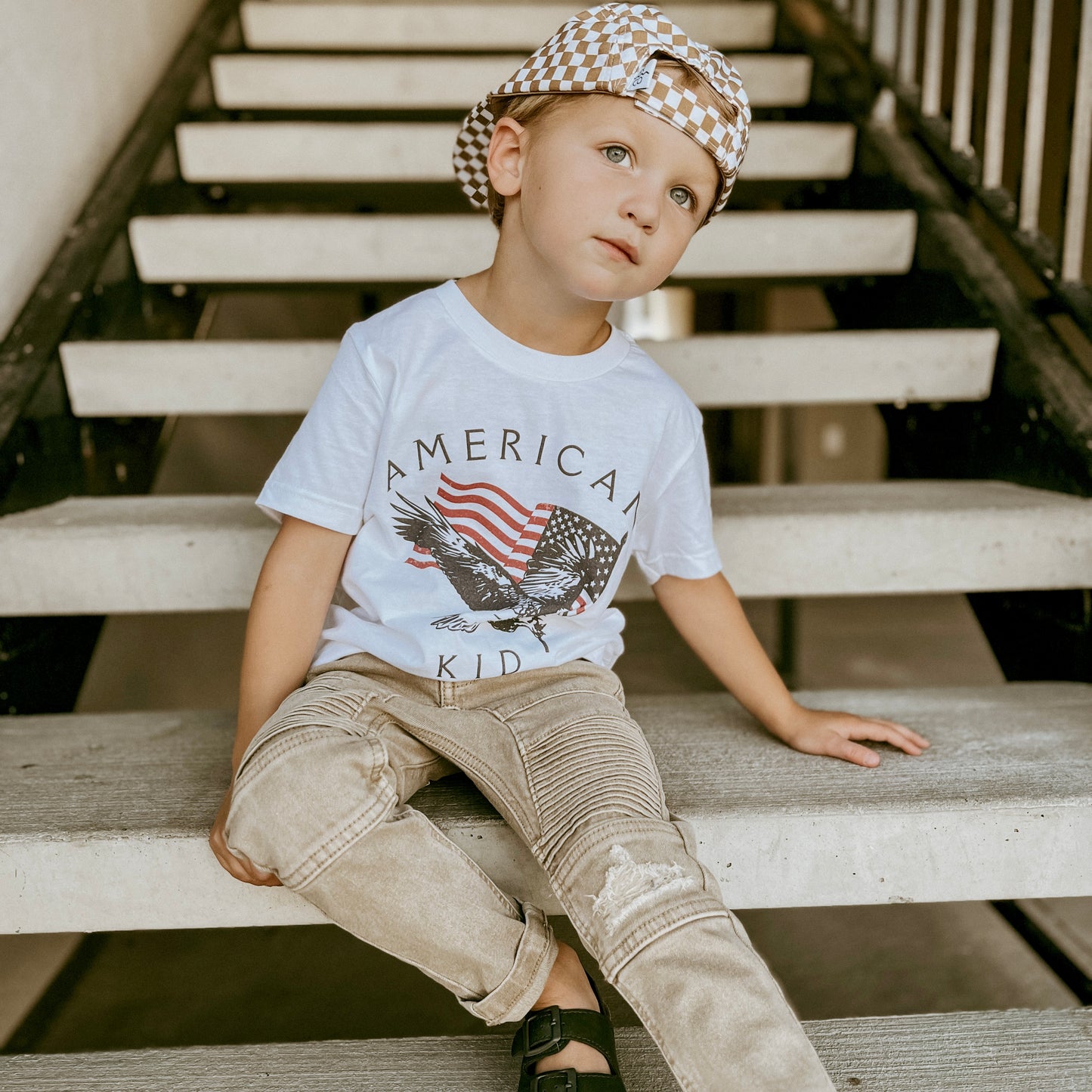 Eagle + Flag Graphic Tee
