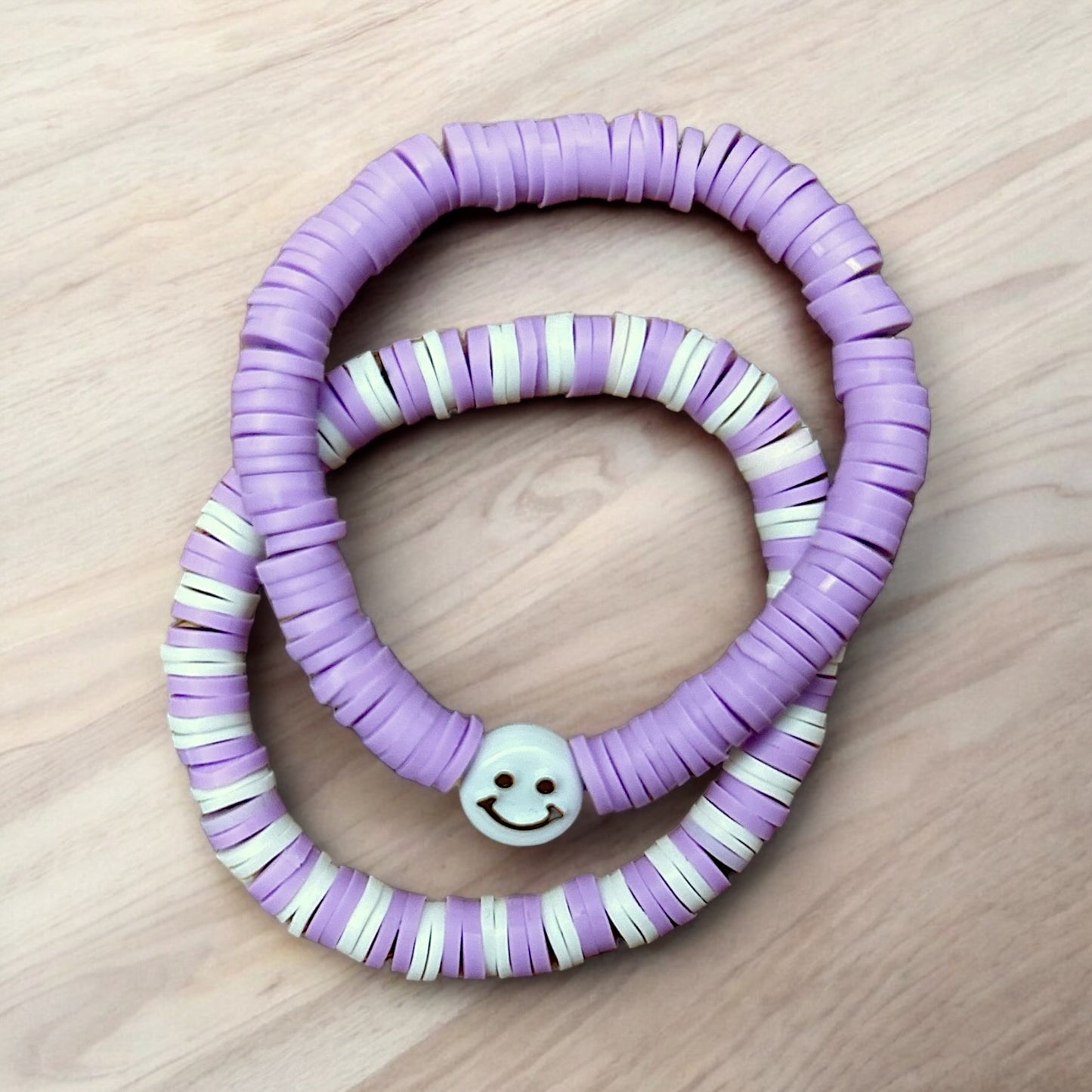 Lilac Handmade Kids Bracelet Set