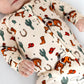 Western Cowboy Bamboo Zipper Pajama