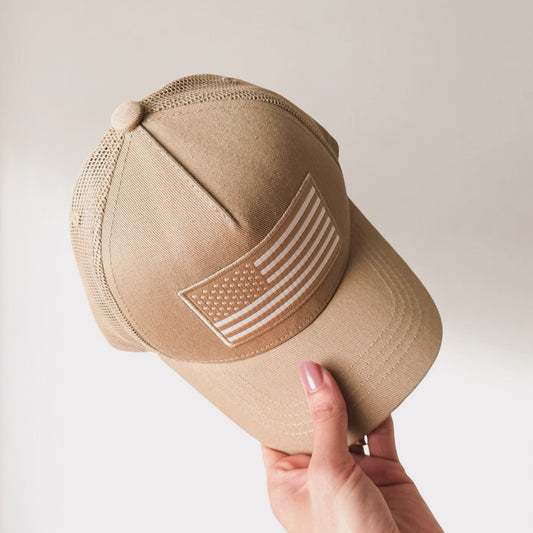 Tan Trucker Hat