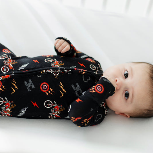 Here For The Good Time Bamboo Zipper Pajama