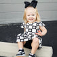 Checkered Flowers Bamboo Dress