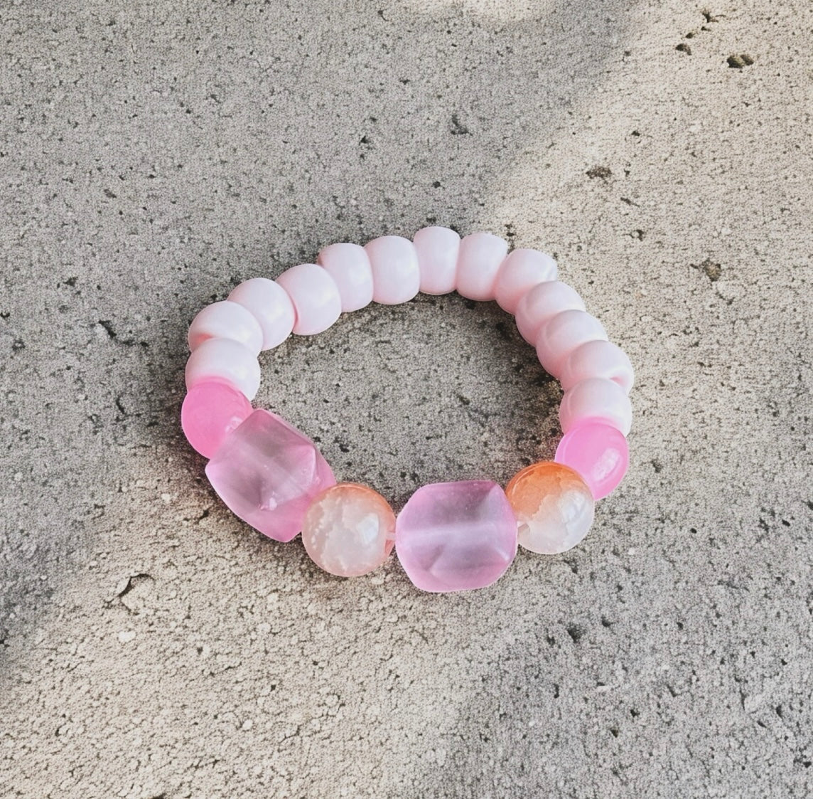 Pink Jewels Handmade Kids Bracelet